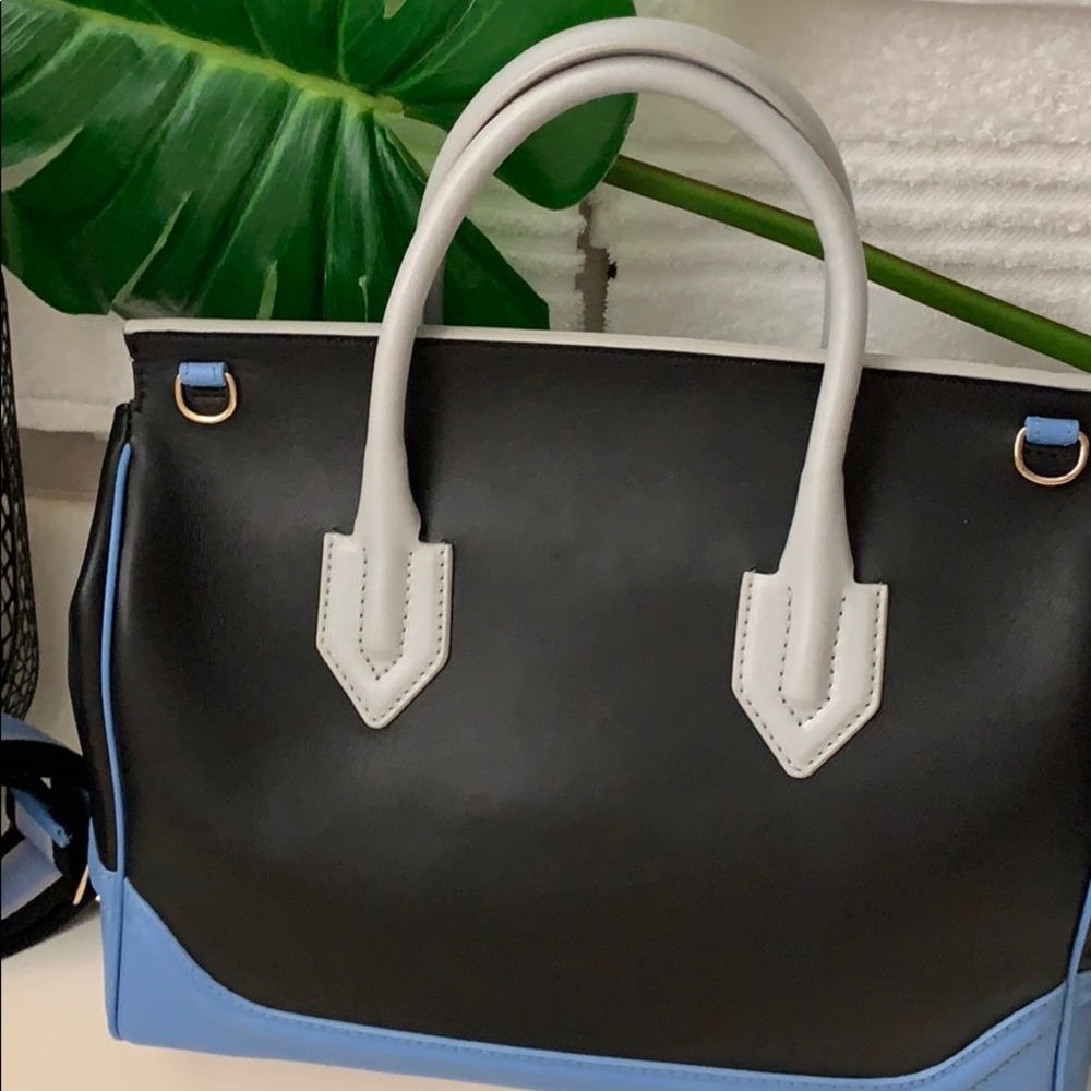 Blue black and gray Versace purse - Picture 3 of 5